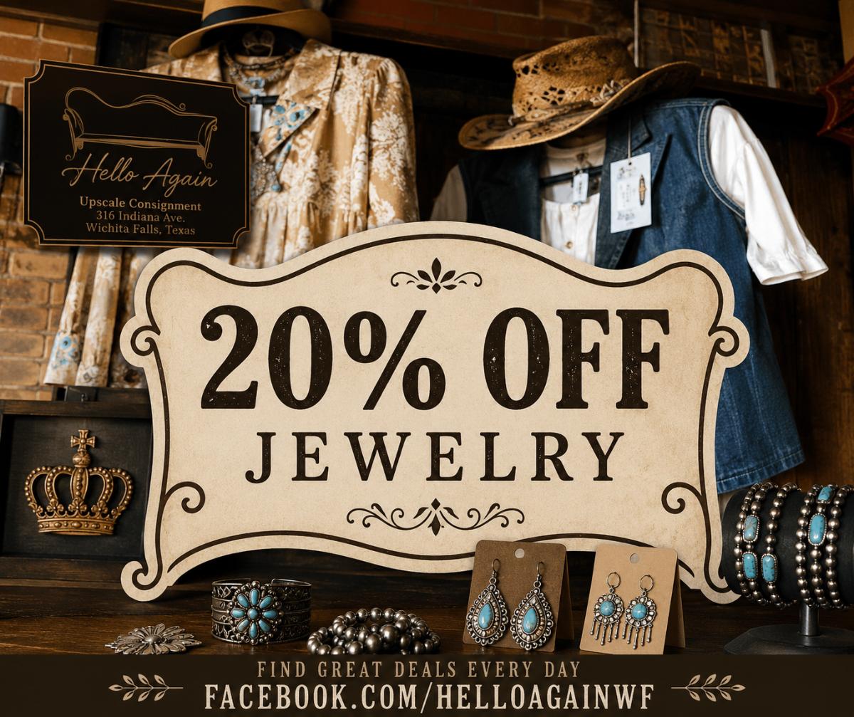 20% off Jewelry